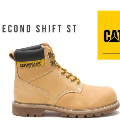 Botín punta de acero Second Shift ST marca CAT