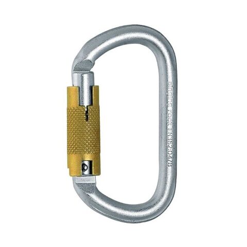 Conector Steel Oval Carabiner Triplelock