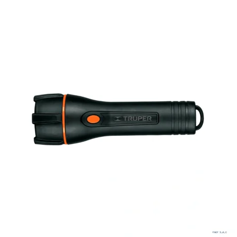 Linterna plástica 1 LED 180 lm con 2 pilas D Truper  LIPLA-180 13019