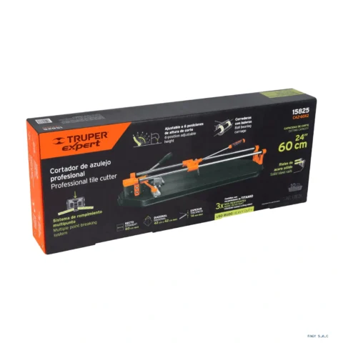Cortador azulejo 24" (60 cm) romp. multipunto en caja Expert 15825
