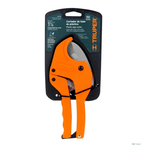 Cortador de tubo de plástico corte 1-5/8" (41 mm) TRUPER 12860