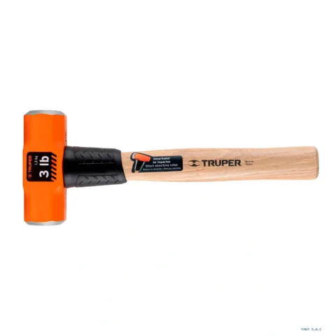 Marro octagonal 3 lb, mango de madera 12", Truper 16507