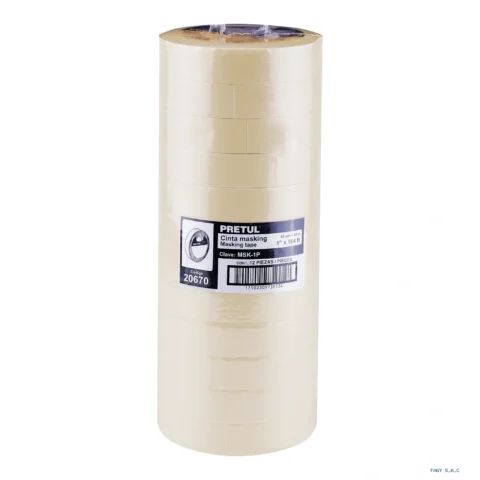 Cinta masking tape de 1" x 50 m Pretul 20670