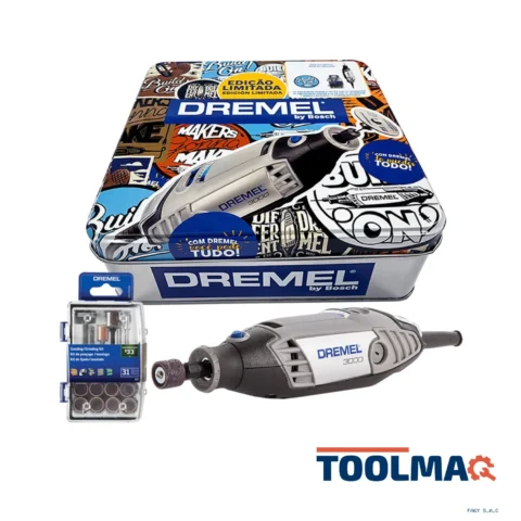 Minitorno 130W Dremel 3000 + Micro Kit de Accesorios Edición Limitada 0615.A00.1ZX-000