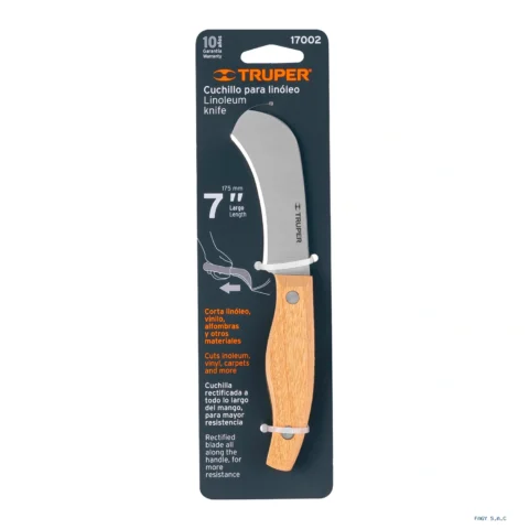 Cuchillo 7" para linóleo Truper 17002