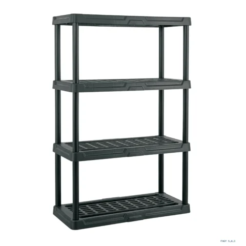 Estante plástico amplio 36" x 17" 4 repisas Pretul EST-4AP 20680