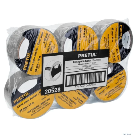 Cinta de 10 m para ducto espesor 0.16 mm Pretul 20528