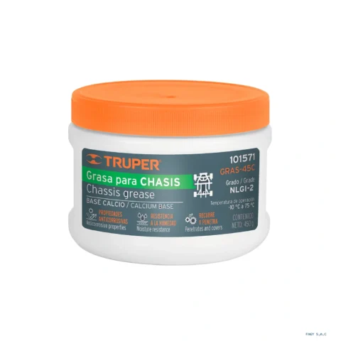 Grasa lubricante para chasis, base calcio, 450 g, Truper 101571