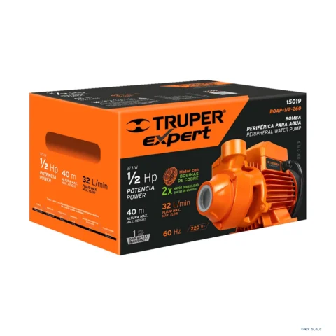 Bomba periférica 1/2HP, 220V/60Hz, uso agrícola, EXPERT 15019