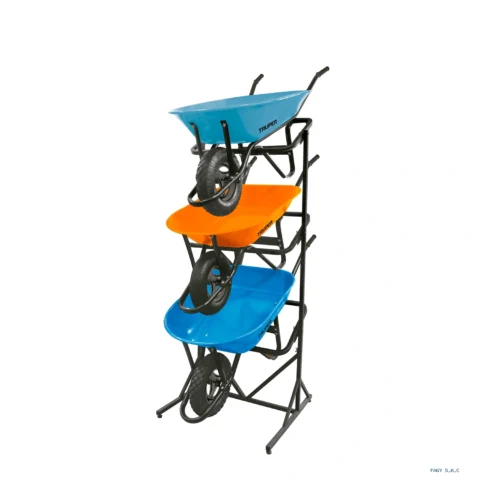 Rack para 3 carretillas estibadas Truper 50160
