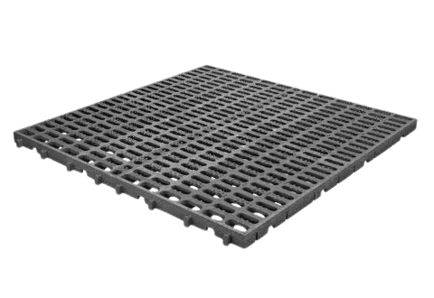Piso modular con ventilación máxima color negro PM-6060V
