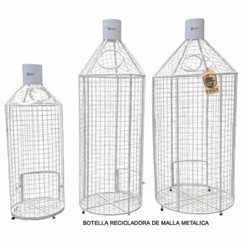 Botella Recicladora De Malla Metálica