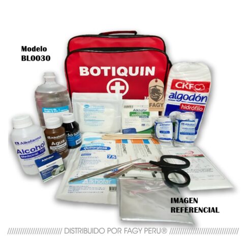 Botiquín de primeros auxilios norma G.050 BL0030