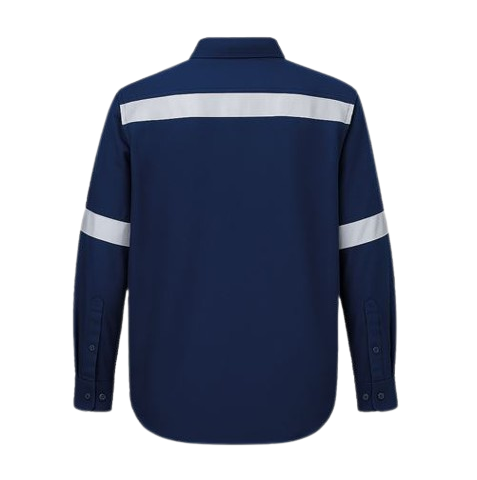 Camisa ignifuga de 26.8 calcm2 con cinta reflectiva