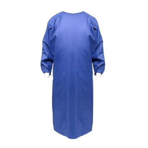 Mandil azul quirúrgico estéril descartable 40 gr