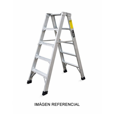 Escalera tijera doble acceso aluminio rhino ladder