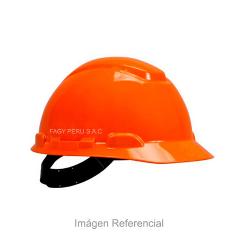 CASCO- 3M H-706 naranja CON SISTEMA RATCHET