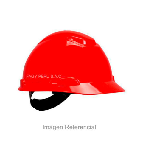 Casco 3M H705 tipo jockey color rojo