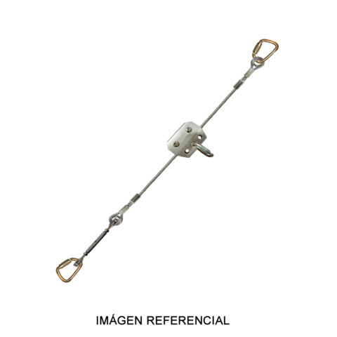 Sistema de Línea de Vida Flexible Horizontal de Cable de Acero