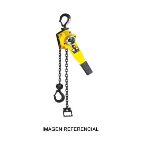 Tecle rachet 3 Ton x 1.5 m de cadena de carga