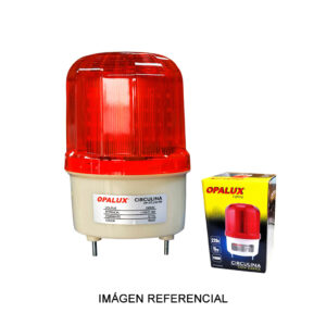 Circulina LED con Sirena Opalux OP-STL220-RD - Equipo de Protección Personal | FAGY PERU
