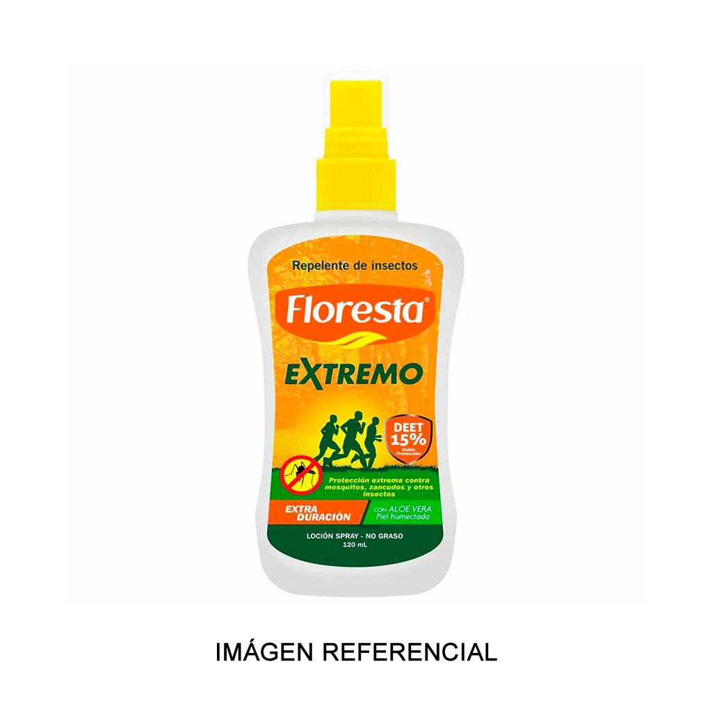 Repelente de Insectos en Spray Floresta Extremo 120 ml